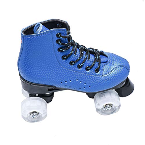 Patins à roulettes maintien cheville roller quad en cuir confortable