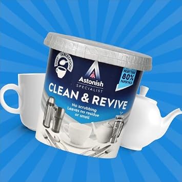 Astonish Revival Bundle - Includes Specialist Leather Conditioning Cream, Oven & Cookware Cleaning Paste & Specialist Clean & Revive Foaming Powder