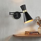 Bras articulé extensible et tête orientable: Grâce à son bras mobile et sa tête orientable, cette lampe murale permet de diriger la lumière avec précision, idéale pour la lecture ou l’éclairage ciblé.