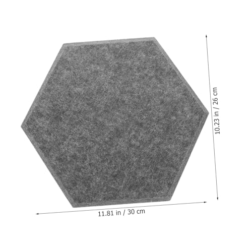 ERINGOGO 8pcs Paneles Acústicos Absorbentes de Sonido Paneles Decorativos para Aislamiento Acústico Gris Oscuro para Estudios y Salas de Conferencias miniatura 4