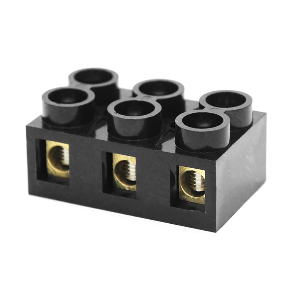 5 PCS Morsettiera elettrica Morsettiera Connettore Filo 500V 60A per collegamenti di Cablaggio Domestico Commerciale