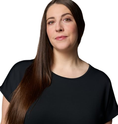 Columbia Chill River Damen-Kleid, kurzärmelig, Schwarz, 3X – Ansicht 9