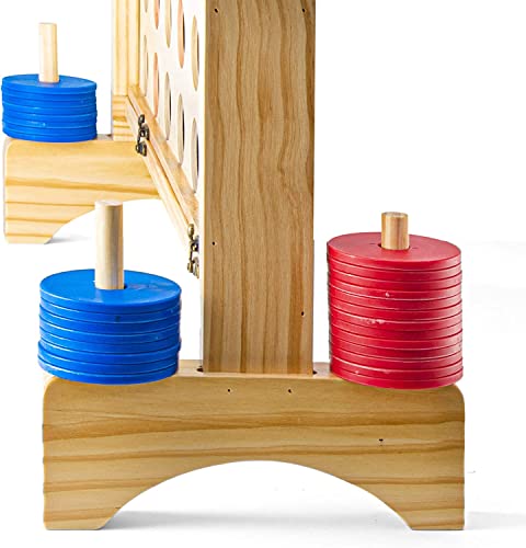 Prextex Giant Connect Four Game Outdoor W/Travel Bag - Connect Four Giant Yard Game - Great For Backyard, Camps, Yard, Outside, Outdoor And Lawn Games #TOP6