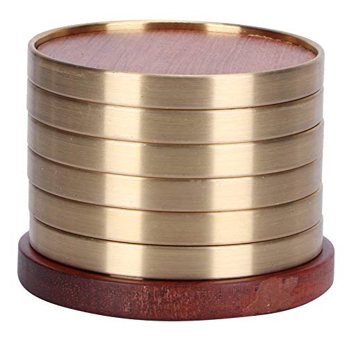 �ؐ��e�B�[�J�b�v�}�b�g�Z�b�g�A���G�b�W�t���f�M�f�X�N�g�b�v�J�b�v�p�b�h�A�R�[�q�[�ƍg�����D�Ƃ̂��߂̐▭�Ȓ����A�N�Z�T���[�A�x�[�X�g���C��6�̐ςݏd�ˉ\�ȃJ�b�v�}�b�g�t�� (���؃R�[�X�^�[�Z�b�g-Huali)