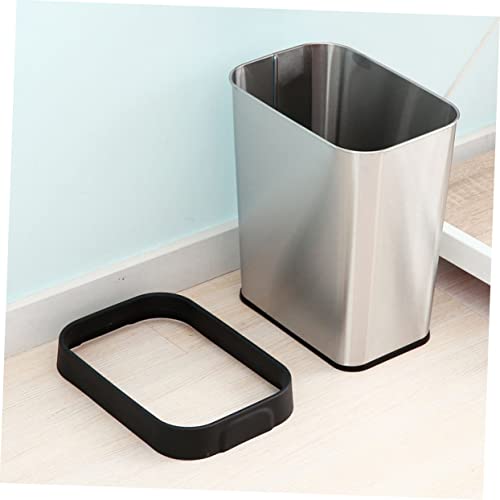 Bote de basura rectangular de acero inoxidable Kichvoe miniatura 4