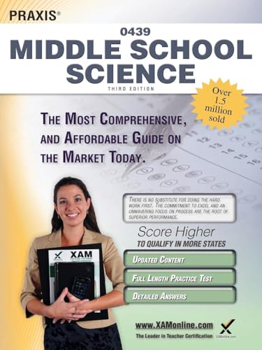 Praxis Middle School Science 0439 Teacher Certification Study Guide Test Prep