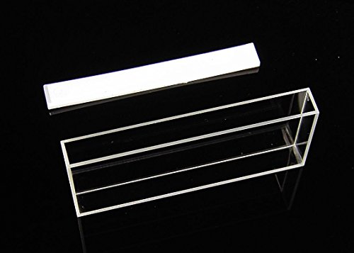 Standard Uv Quartz Spectrometer Cuvette Cell, Path Length 1cm (10mm), Volume 3.5ml, Pack of 2