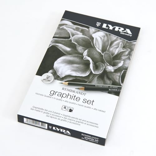 LYRA Rembrandt Art Specials, Fine Art Sketching & Graphite Set, 9 Assorted Pencils & Graphite with Accessories - Image 2