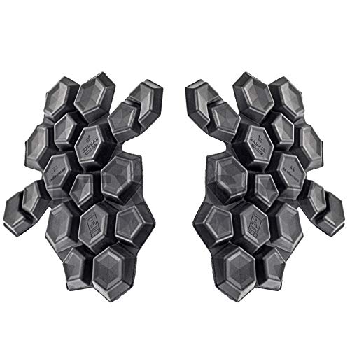 SAS-TEC - Paire de protections en mousse viscoélastique 3D à mémoire de forme - Niveau 2 - Pour moto, cycliste, épaule, coude, genou, hanches Cover