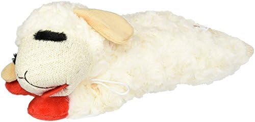 MultiPet Lambchop Plush Dog Toy 10" with Squeaker Type:Lambchop S...