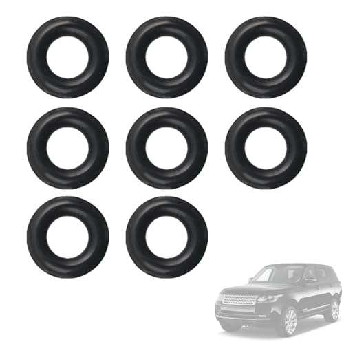 8 pcs ES 70599 Fuel Injector O-Ring Compatible with 2005-2009 Land Rover LR3; 2011-2020 Ram 1500; 2011-2013 Ram 1500; 2011-2012 Ram 1500; 2013-2020 Ram 1500; 2011-2018 Ram 2500; 2011-2018 Ram 3500Etc.