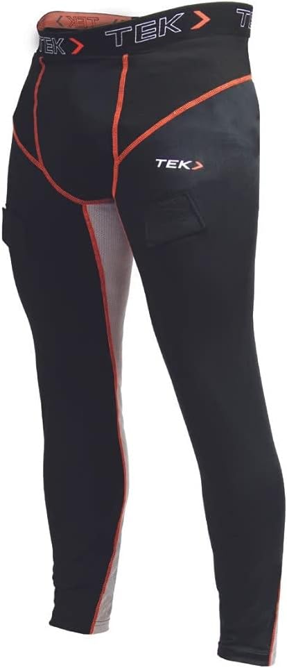 PowerTek V7.0 Junior Boys Compression Hockey Pants with Cup & Sock Tabs