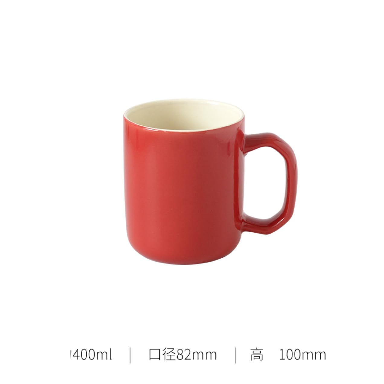 Amazon.co.jp: MJKQ9 マグカップ 可愛い 赤 陶器 シンプル 和風