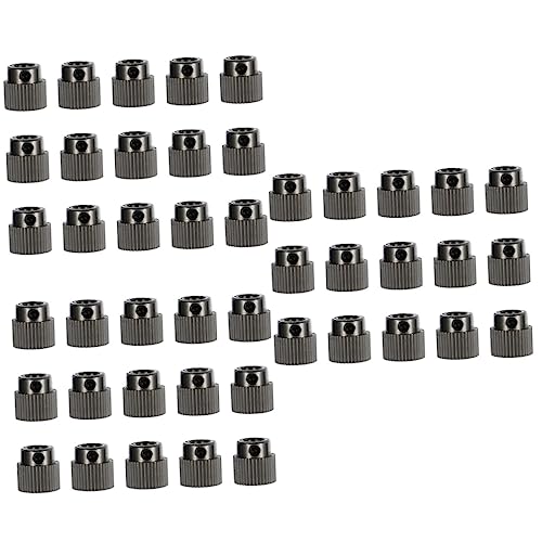 ULTECHNOVO 45pcs Teeth Extruder Feeding Gears Wheels Replacement Parts for Printer Extruder Wheel Stainless Steel Feed G