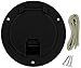 Valterra A10-2135BKVP Black Large Round Electric Hatch