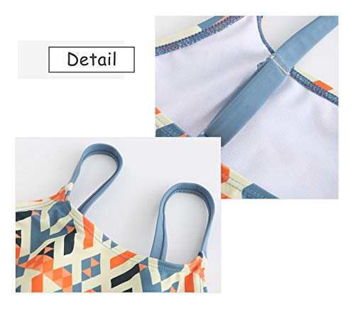 Girls Two Piece Swimsuits Tankini Bathing Suit with Boyshort Kids Swimwear Set3