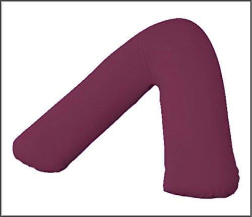 V Shaped Pillow Cases Covers, Pregnancy Maternity Orthopedic Support Nursing Pillow Cases V Pillows Cover (Gray)