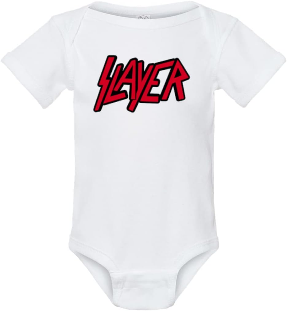Slayer Thrash Metal Rock & Roll One Piece Bodysuit Baby Clothes