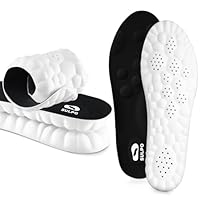 SULPO Sport Orthotic Insoles for Women and Man - Insoles for Sport, Work, Everyday use - Plantar Fasciitis Insoles - Memory Foam Insoles - Lightweight, Breathable Cushioned Insoles - S - Black