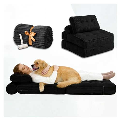 ���x�b�g �l�ԗp 2WAY�\�t�@�[�x�b�h�A190x85x20cm �ѕz�� �A ����^���p�x�b�h �� �}�b�g���X ��^�� �����������K�\�t�@�[,black