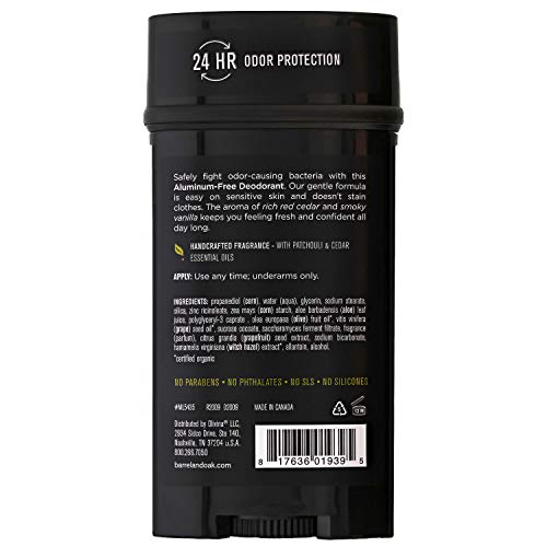 Barrel And Oak - Aluminum-Free Deodorant, Deodorant For Men, Essential Oil-Based Scent, 24-Hour Odor Protection, Cedarwood & Bourbon Aroma, Gentle On Sensitive Skin (Bourbon Cedar, 2.7 Oz, 2-Pack) #TOP1