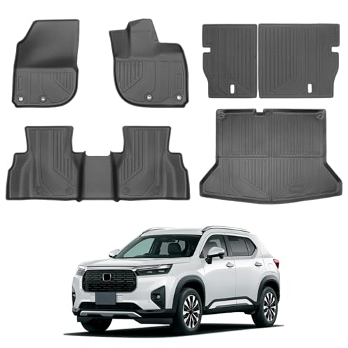 Taoredfortune �z���_ WR-V�t���A�}�b�g WR-V DG5�^ �t���A�}�b�g+���Q�b�W�}�b�g+�w������J�o�[ 6���Z�b�g WRV 3D�J�[�}�b�g �h�� TPE�ގ� ����h�~ �ω��� �ϖ��C �Ԏ��p�݌v �J�X�^���p�[�c ��t�ȒP �J�[�p�i �A