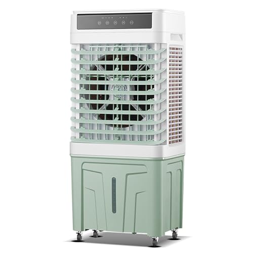 lyxamjrzyp Ventilador Refrigerador De Pie, Ventilador Aire Acondicionado Comercial con DepóSito De Hielo y Agua, Ventilador PortáTil para AlmacéN, Tienda y Hogar