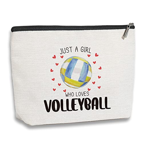 KDXPB PZ Volleyball Stuff Volleyball Gifts for Players Teams Birthday Gifts for Women Her Best Friend Sister Coworker BFF Besties Makeup Bag