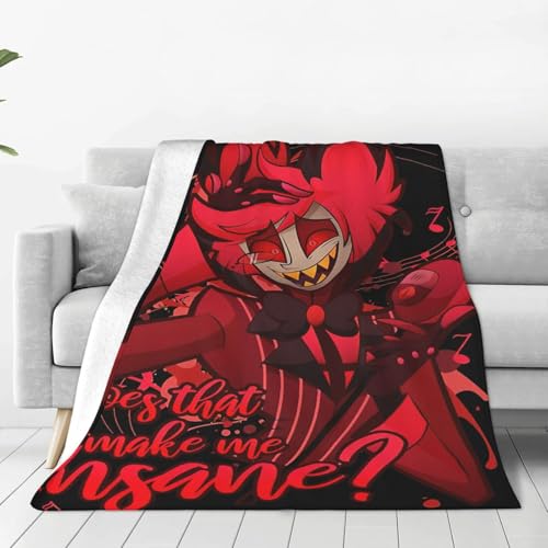 ハズビン・ホテル 毛布 ブランケット 大判 フリーサイズ 暖かい 軽量 ふわふわ 一人用 ソファ ベッド オフィス 膝掛け 洗える 秋冬60"x50"