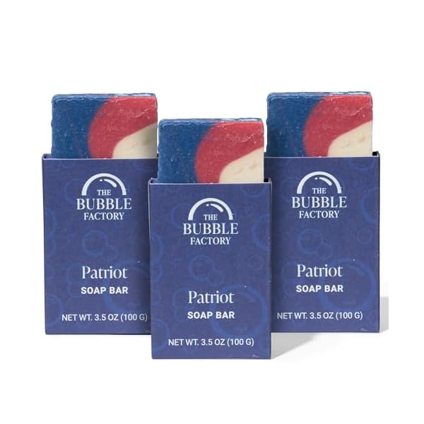   Handmade-Natural-Bath-Body-Soap-Bar-Vegan-All-Natural-Palm-Oil-Free-Made-in-USA-with-Shea-Butter-Essential-Oils-Patriot-3-Bars