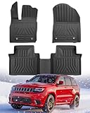 Floor Mats for Jeep Grand Cherokee: 2011-2021(Not for L), All Weather Floor Liners Car Accessories for Grand Cherokee 2021 2020 2019 2018 2017 2016 2015 2014 2013 2012 2011, 3PCS Lightweight Tough XPE