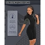 Seaskin Shorty Wetsuits for Mens Womens 2mm Front Zip Diving Suits - Image 2