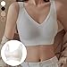 Women's Ribbed Push up Adjustable Wireless Bra, Full Coverage Invisible Lift Anti-Sagging Bras (3pcs-a,Medium)