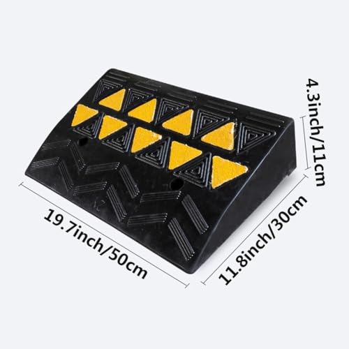 Rampa robusta antideslizante de caucho 50x30x11 cm miniatura 4