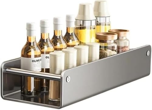 AZIEBAY 壁面バスケット 壁掛け穴あけ不要粘着式 洗濯機洗い可大容量 汚れ・錆び・油に強い 浴室・冷蔵庫横置き用 小物収納便利グッズ シンプルおしゃれ省スペース