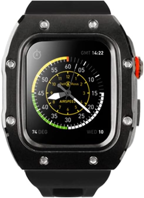 New Watch Case For Apple Watch Strap Stainless Steel Protective Cover For Series 6 5 4 SE Band 44mm Modification Kit Accessories