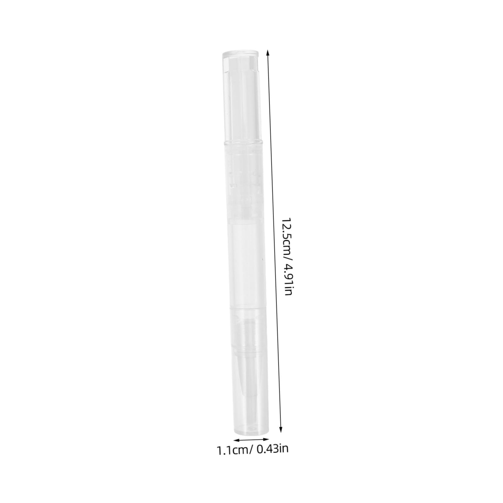 40 Pezzi Penna per Cuticole Ricaricabile Trasparente per Unghie Applicatore Twist per Personalizzata e Applicazione Precisa