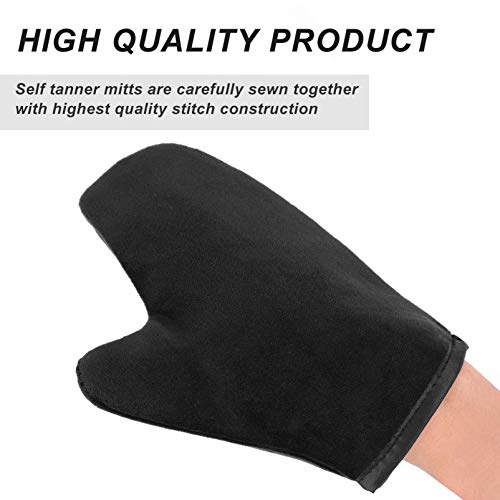 VALICLUD 2Pcs Autobronzeador Mitt Mitten Luva De Bronzeamento Artificial Curtidor Aplicador Com O Po