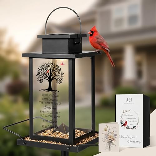 HugMemories Solar Memorial Bird Feeder Variant