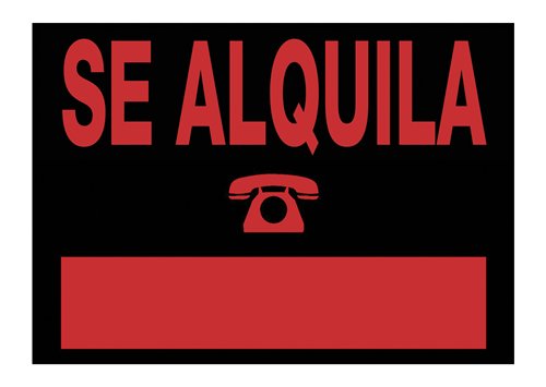 Archivo 2000 6163Ne - Cartel Anunciador De Plástico, 50 X 23 Mm