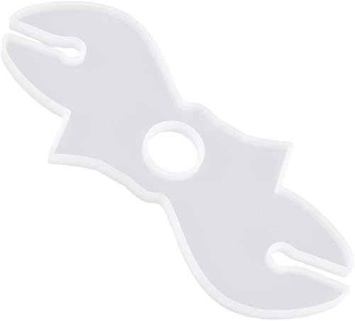 EXCEART Moldes de resina para botella, soporte para copas de vino, moldes de resina epoxi, moldes de fundición de silicona para botellas de vino