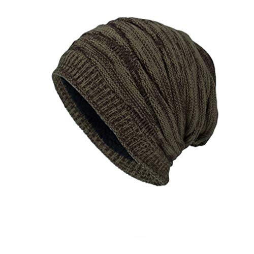 Sporzin Sombrero de Hombre, Gorros de Punto de Invierno de los Hombres con Forro Polar Gorro