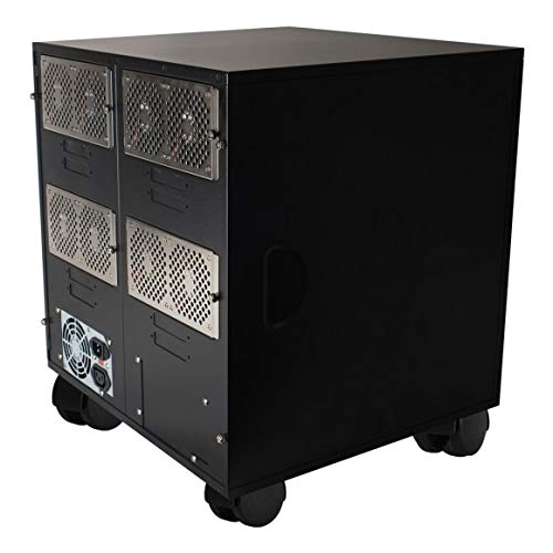 EZ DUPE 1 to 23 SSD HDD Hard Drive Tower Duplicator - 9GB/Min - Standalone Copier and Sanitizer/Eraser for Multiple SATA 3.5 Disk & 2.5 Solid State Drives at Copy Speed up to 150MB/Sec (H23HSATB)