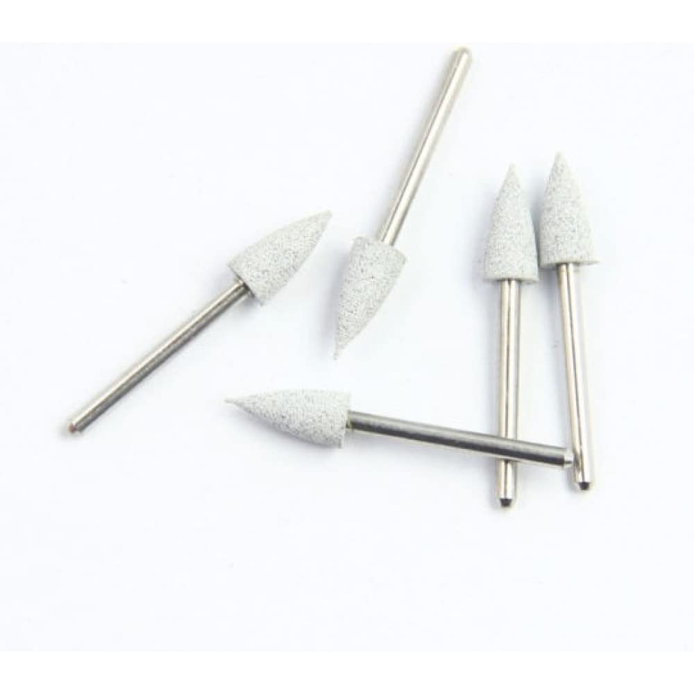 Dental Cone Shape Bur White | Pack Of 5 Pieces | Dental Mounted Stone Bur White | Dental Polishing Bur White-image-45