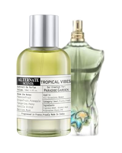 Image of Alternate Scents Tropical Vibe 100ml Perfume | Warm Spicy Blend with Seductive Notes | 30% Oil Concentration | Long Lasting Fragrance for Men & Women | Made in India