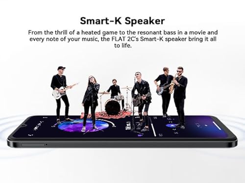 OSCAL Mobile Phones, Flat 2C Android Phones (3YRW-Third Generation), 6GB +64GB/2TB Octa Core Cheap Mobile Phone, 6.56Inch, 5000mAh Dual SIM Unlocked, 13MP Main Camera, 4G, FaceID/GPS, Black - Image 6