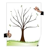 arbol de huellas para imprimir comunion Para imprimir huellas dactilares y escribir los nombres de los huéspedes.