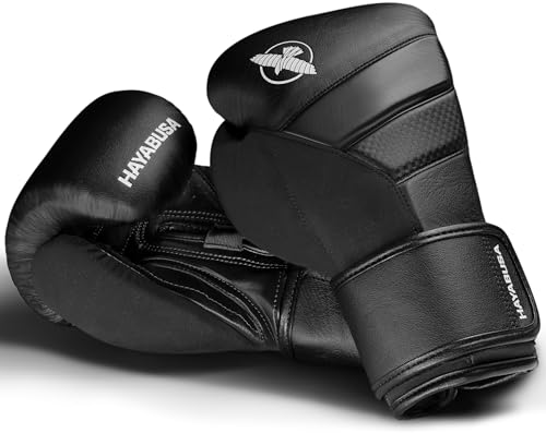 Image of Hayabusa T3 Boxing Gloves - Black, 14oz | Sparring Gloves, Muay Thai Gloves, Kickboxing Gloves, Heavy Bag Gloves, Boxing Gloves for Men and Women, Boxing Gloves