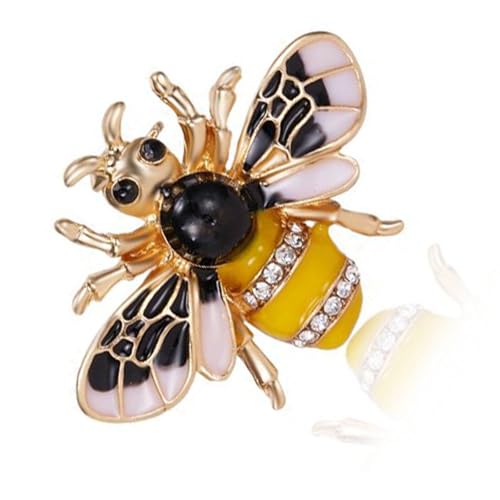 Broche de las Señoras Abeja Insecto Volador Broche Accesorios Ropa Esmalte Regalos Broches para Niñas Mujeres
