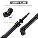 2Pcs RC Cars CVD Rear Drive Shaft Replace #6852 Heavy Duty Axles Replacement Parts Compatible with 1/10 Traxxas Slash/Rustler/Stampede/Hoss VXL 4X4 2WD Platinum Ultimate Update Parts